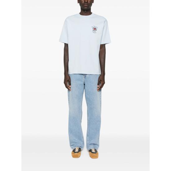 26SS 드롤드무슈 반팔 티셔츠 J TS210 CO002 LIBLU BLUE - DROLE DE MONSIEUR