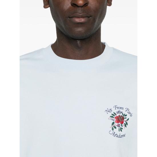 26SS 드롤드무슈 반팔 티셔츠 J TS210 CO002 LIBLU BLUE - DROLE DE MONSIEUR