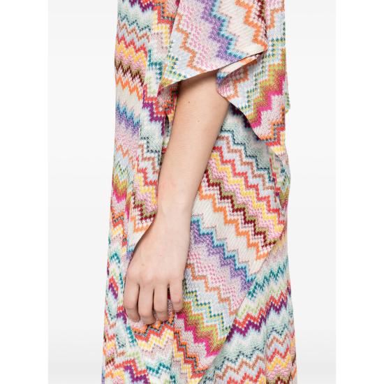 26SS 미소니 롱 원피스 MC23SQ05 BR014F SM9WV NEUTRALS PINK - MISSONI