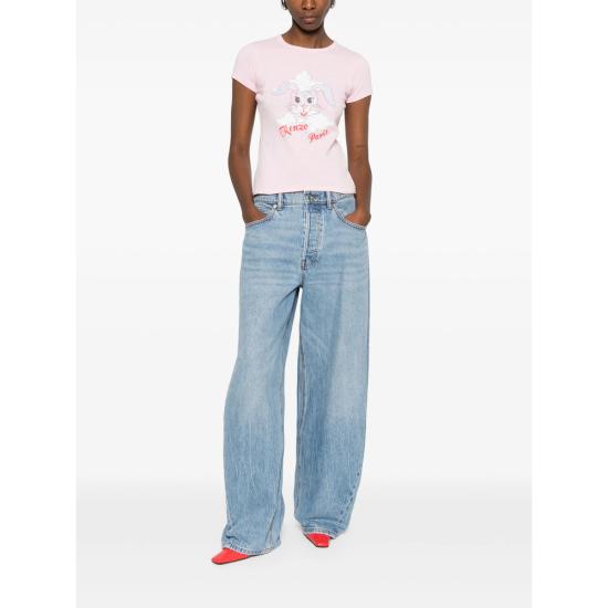 26SS 겐조 반팔 티셔츠 FG52TS2024SK 32 PINK - KENZO