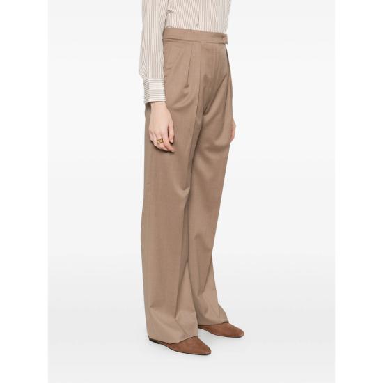 26SS 막스마라 스트레이트 팬츠 MXMZIMINO 266 001 BROWN - MAX MARA