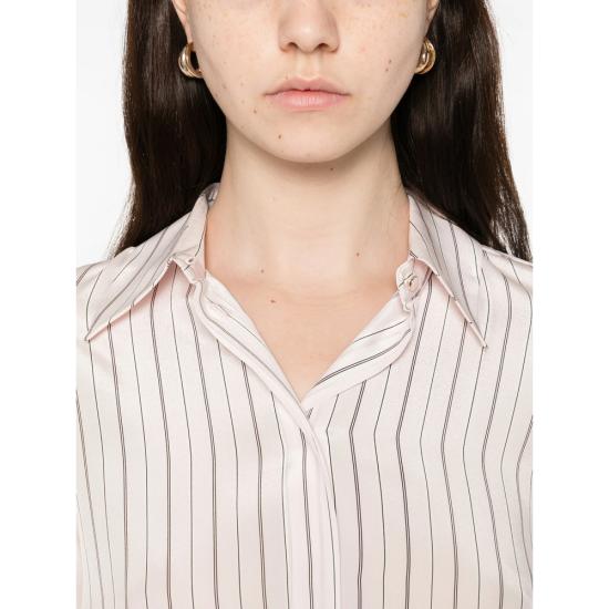 26SS 막스마라 스튜디오 셔츠 MSTFLIRT 092 001 WHITE PINK - MAX MARA STUDIO