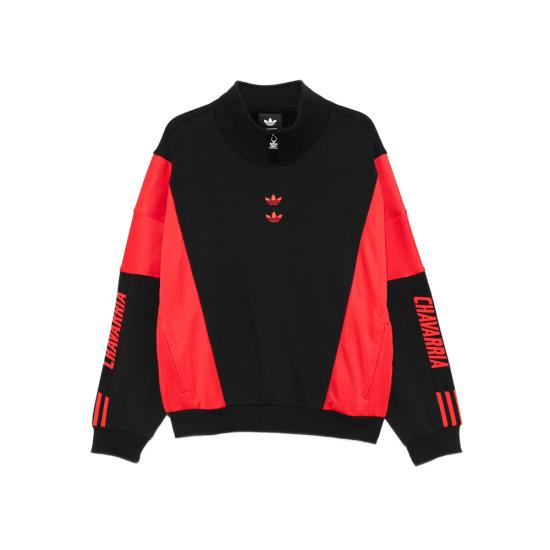 26SS Adidas By Willy Chavarria 긴팔 티셔츠 KD9347 BLACK RED