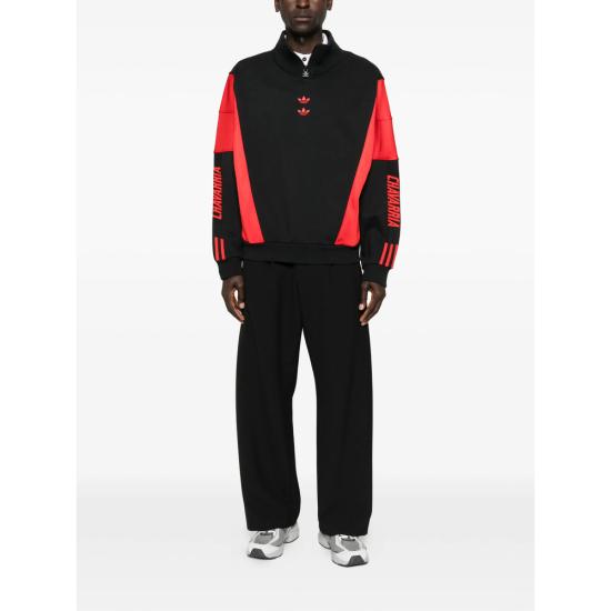 26SS Adidas By Willy Chavarria 긴팔 티셔츠 KD9347 BLACK RED - OTHER BRANDS