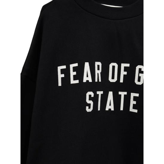 25FW 피어오브갓 플리스 집업 후디 192SP256550F BLACK - FEAR OF GOD