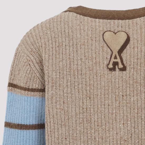 26SS 아미 가디건 HKC358 KN0111 280 BROWN - AMI