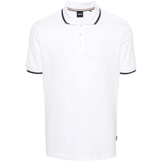 26SS 보스 폴로 티셔츠 50494697 101 WHITE