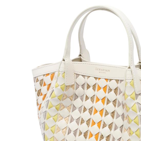 25FW 세라피안 토트백 SRMDAWLL684519T 093 White - SERAPIAN