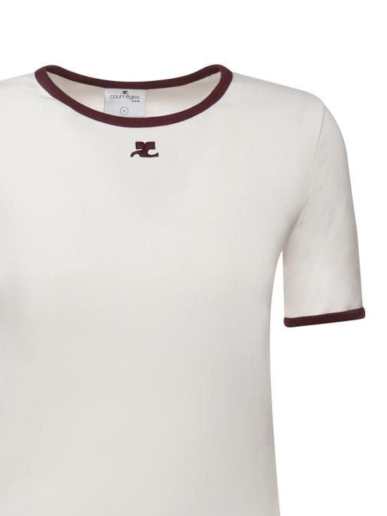 26SS 쿠레쥬 반팔 티셔츠 VESJTS017JS0070 0098 White - COURREGES