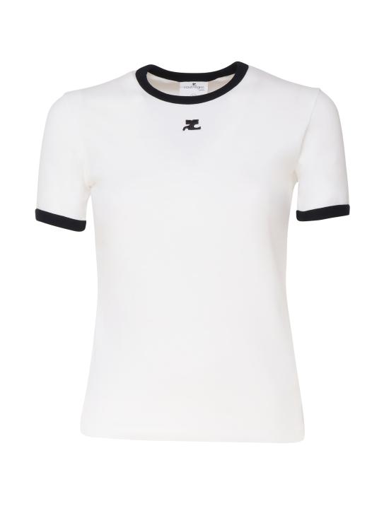 26SS 쿠레쥬 반팔 티셔츠 VESJTS017JS0070 0098 White