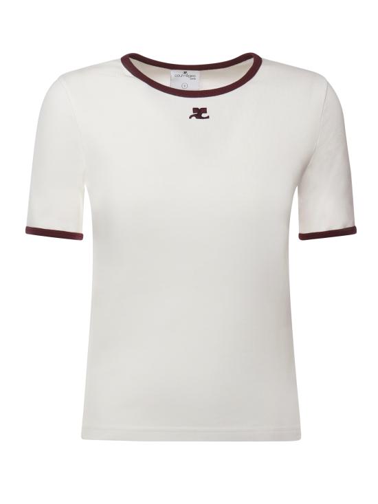 26SS 쿠레쥬 반팔 티셔츠 VESJTS017JS0070 0098 White - COURREGES