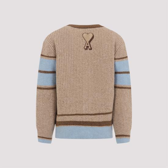 26SS 아미 가디건 HKC358 KN0111 280 CAMEL - AMI