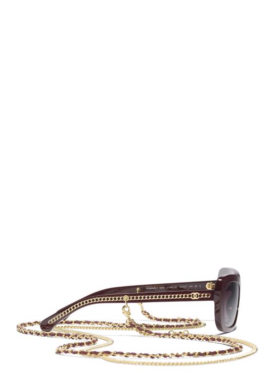 26FW 샤넬 선글라스 CH5553 1461S1 RED VENDOME - CHANEL