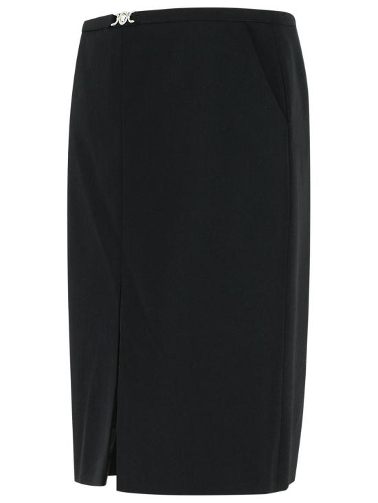 26SS 베르사체 미디 스커트 1022398 1A159741B000 Black - VERSACE