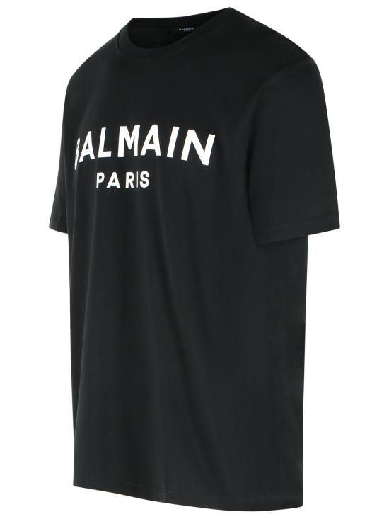 25FW 발망 폴로 티셔츠 GH1EG000BD45EAB Black - BALMAIN