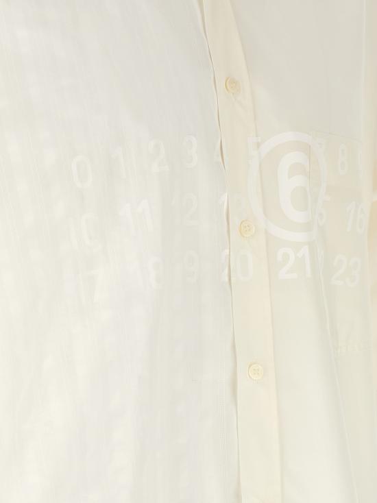 26SS MM6 메종마르지엘라 긴팔 셔츠 SH0DR0007MTN135961 White - MM6 MAISON MARGIELA