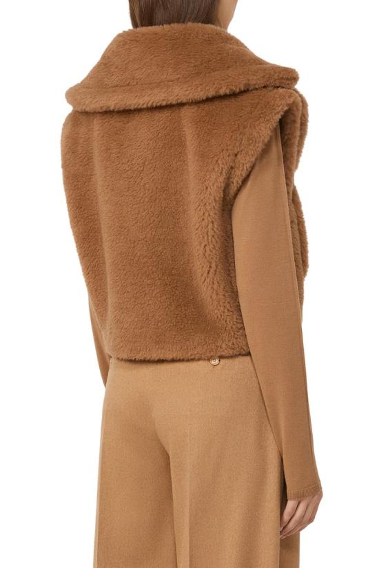 25FW 막스마라 산토스 테디 크롭 자켓 2521036012600001 Brown - MAX MARA