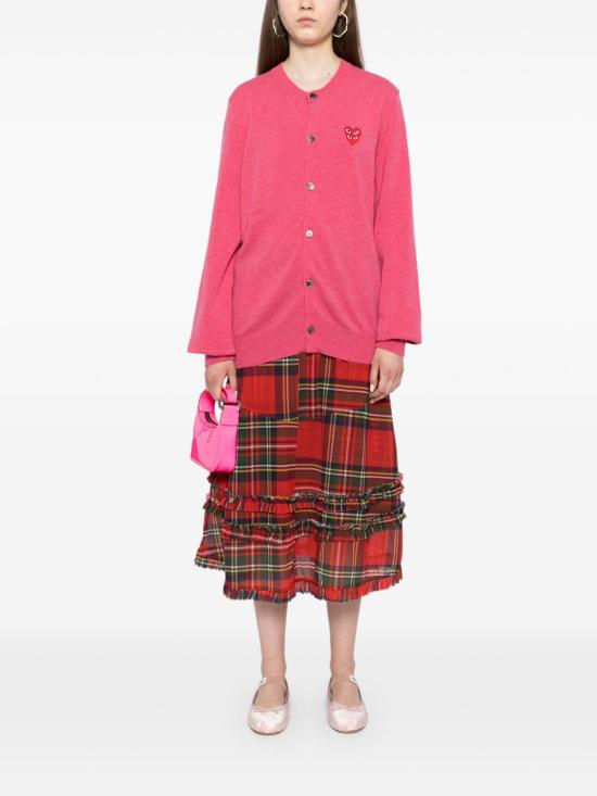 25FW 꼼데가르송 가디건 AXN075051 4PINK Fuchsia - COMME DES GARCONS