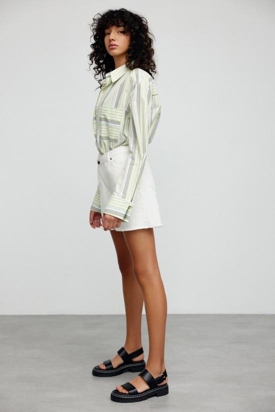  시그니피컨트 아더 데님 숏팬츠 중요한 다른 사람 피비 숏 아이보리 - SIGNIFICANT OTHER