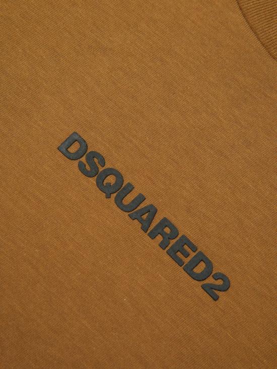 26SS [키즈] 디스퀘어드2 티셔츠 DQ2823D004G DQ730 Brown - DSQUARED2