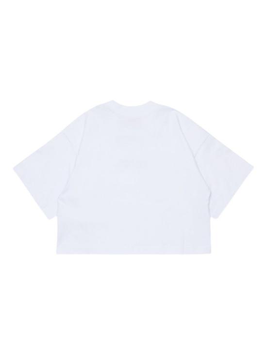 26SS [키즈] 디젤 티셔츠 J026050GRAI K100 White - DIESEL