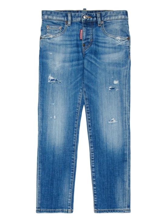 26SS [키즈] 디스퀘어드2 진 DQ0731D0AFN DQ01 Blue