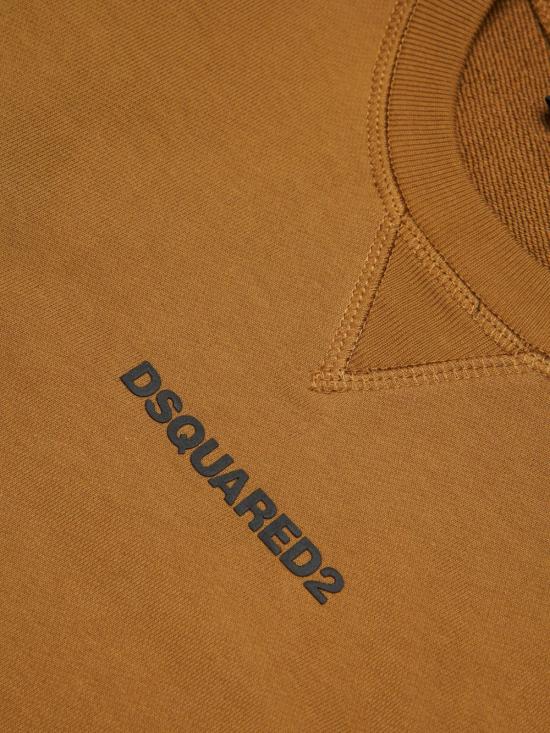 26SS [키즈] 디스퀘어드2 트레이닝 상의 DQ2739D0094 DQ730 Brown - DSQUARED2