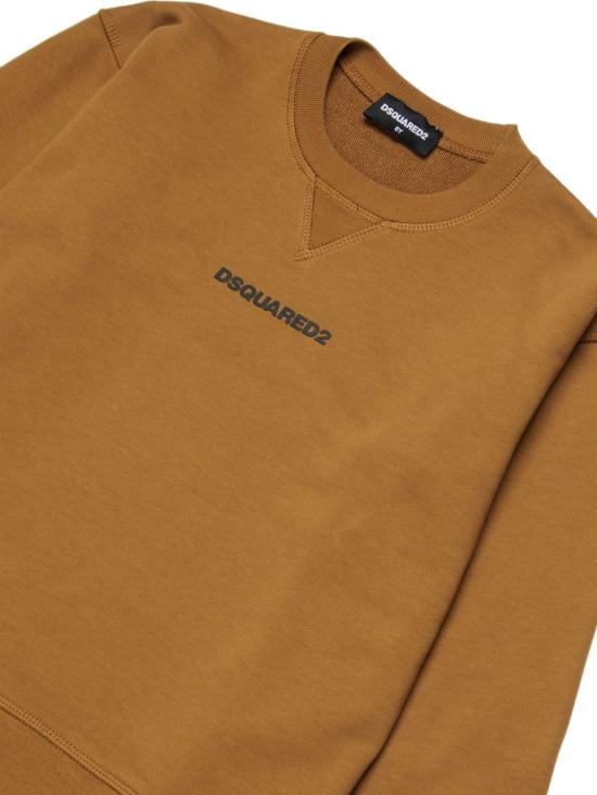 26SS [키즈] 디스퀘어드2 트레이닝 상의 DQ2739D0094 DQ730 Brown - DSQUARED2