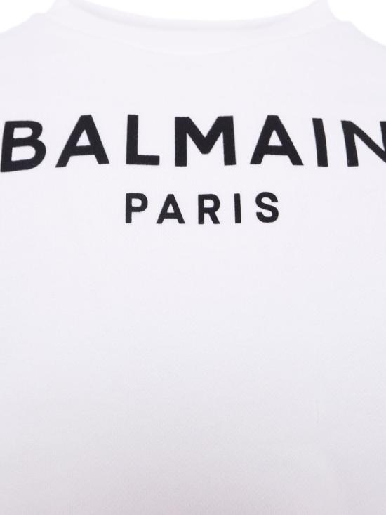 25FW [키즈] 발망 니트/스웻셔츠 BX4P10 Z3183100NE White - BALMAIN