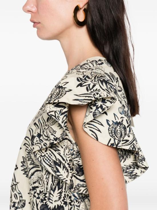 26SS 울라 존슨 긴팔 티셔츠 PS260229 IVFL White - ULLA JOHNSON