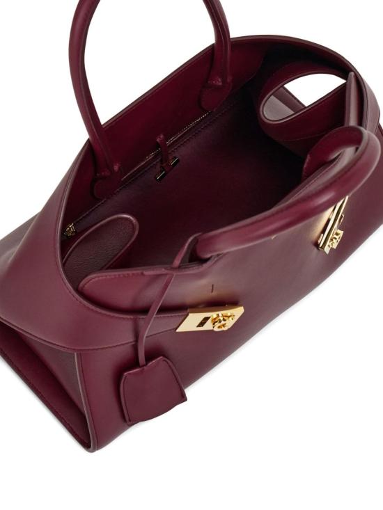 26SS 살바토레 페라가모 토트백 0789499 PLUM Bordeaux - SALVATORE FERRAGAMO