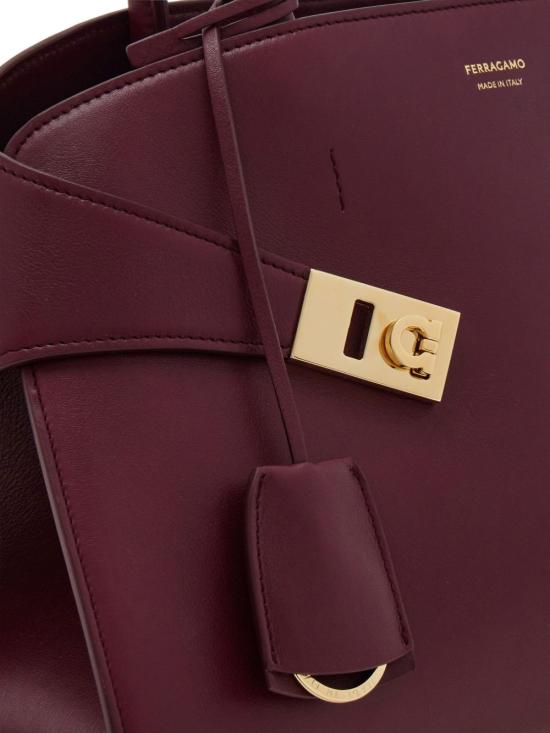 26SS 살바토레 페라가모 토트백 0789499 PLUM Bordeaux - SALVATORE FERRAGAMO