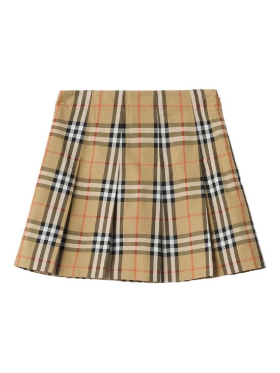 26SS [키즈] 버버리 스커트 8117155 B9368 Beige - BURBERRY