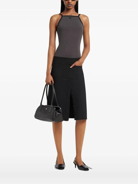 26SS 쿠레쥬 민소매 티셔츠 126JDE149JS0203 B214 CARBONE BLACK - COURREGES