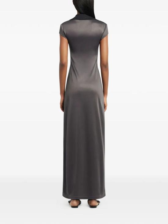 26SS 쿠레쥬 스포츠 폴로 롱 드레스 126JRO807JS0195 B214 CARBONE BLACK - COURREGES