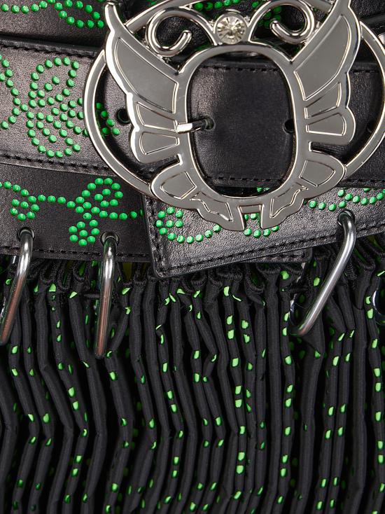 25FW 초포바 로위나 미디 스커트 3330 BLACKANDGREEN BLACK AND GREEN - CHOPOVA LOWENA