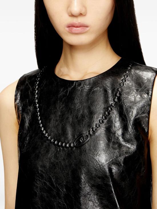 26SS 디젤 미디 원피스 A21855 0QMBU9XX Black - DIESEL