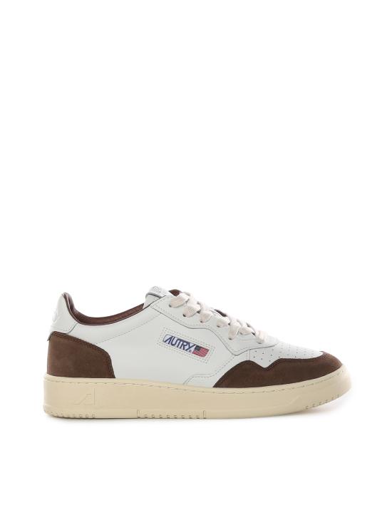 26SS 오트리 메달리스트 로우 스니커즈 AULM FT05 WHT BROWN