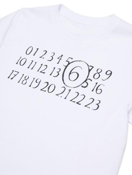 26SS [키즈] MM6 메종마르지엘라 티셔츠 M61020MM02Y M6100 - MM6 MAISON MARGIELA