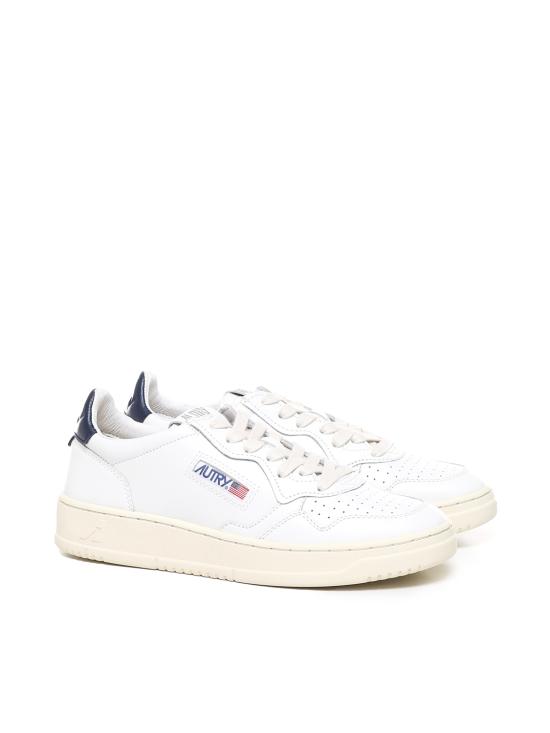 26SS 오트리 메달리스트 로우 스니커즈 AULM LL12 White blue - AUTRY