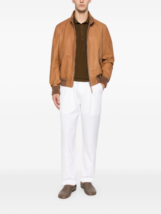 26SS 톰포드 스트레이트 팬츠 SJC014FMC292 WAA Optical white - TOMFORD