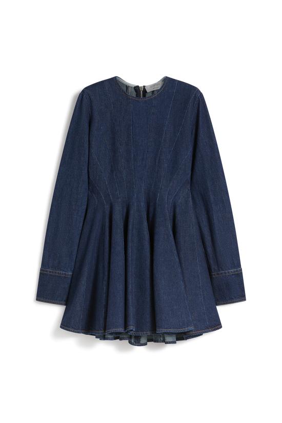 25FW 스포트막스 미디 원피스 2522226222600 001 Blue