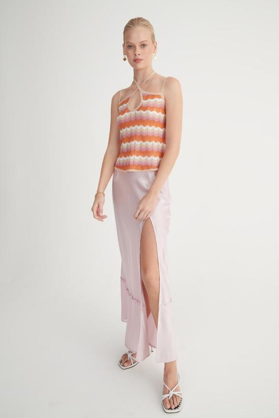  한센 앤 그레텔 민소매 티셔츠 한센앤그레텔 샤넬 싱글렛 데저트/선셋 - HANSEN & GRETEL