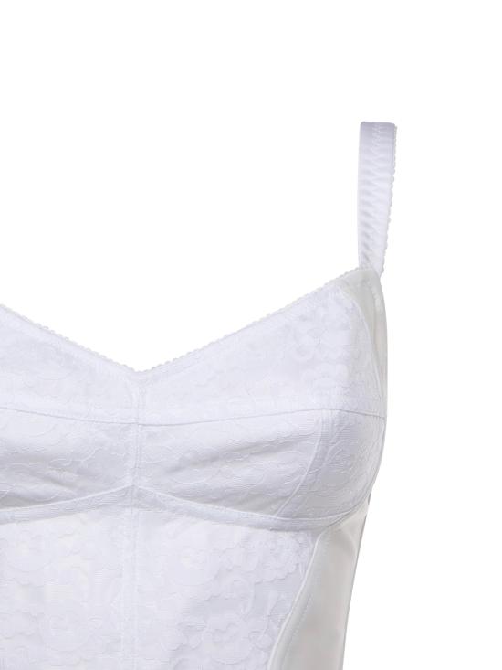 26SS 돌체앤가바나 미디 원피스 F63G8T GDCLQW0800 White - DOLCE & GABBANA