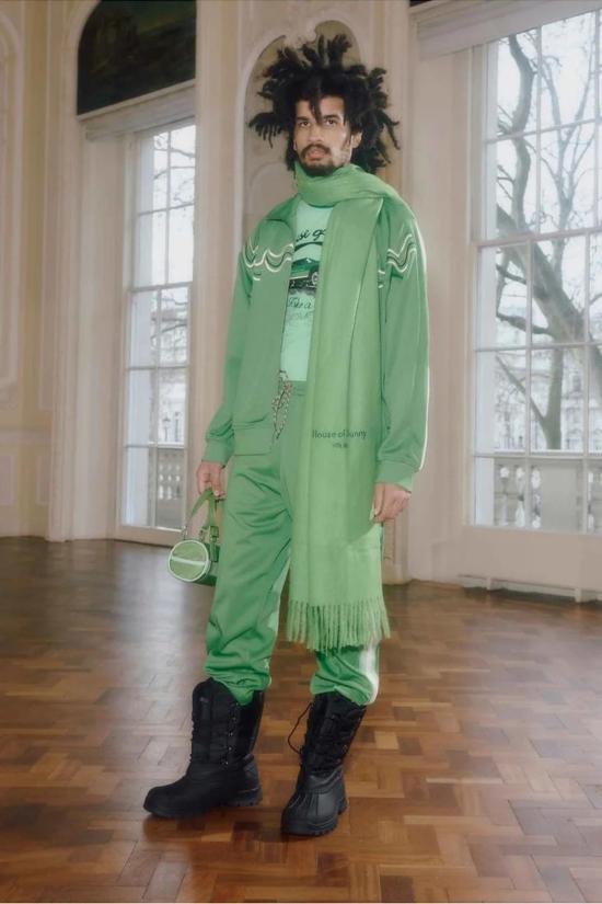  하우스오브써니 자켓 House Of Sunny 올스타 트랙수트 탑 퍼펙트 그린 - HOUSE OF SUNNY