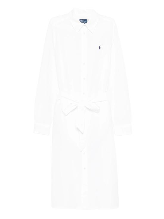 26SS 폴로 랄프로렌 미디 원피스 211B18781 001 White