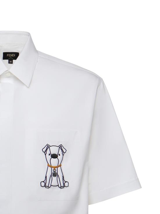 26SS 펜디 반팔 셔츠 FS1340 AVZ9F0QA0 White - FENDI