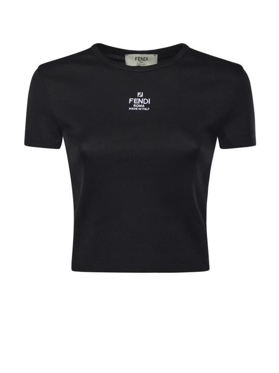 26SS 펜디 반팔 티셔츠 FS8110 ANQMF0GME Black