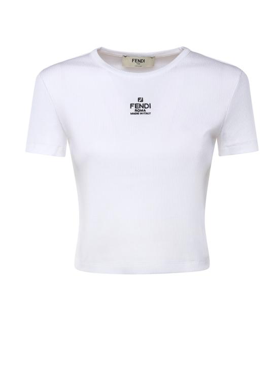 26SS 펜디 반팔 티셔츠 FS8110 ANQMF0ZNM White