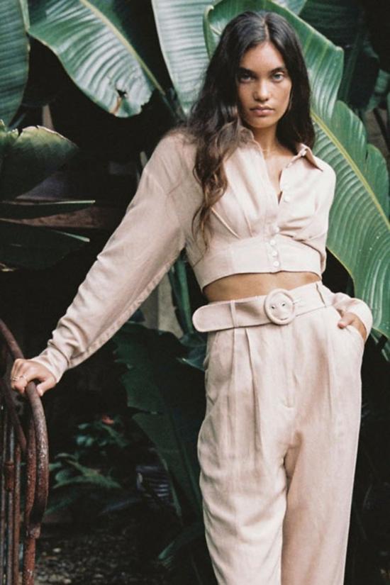  시그니피컨트 아더 스트레이트 팬츠 Significant Other Elora 팬츠 샴페인 - SIGNIFICANT OTHER